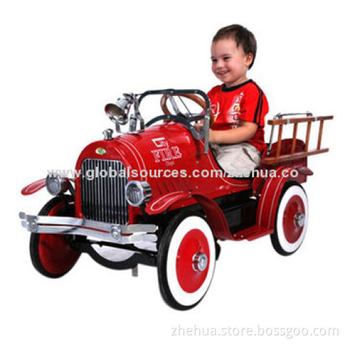 Kids' Hot-selling Vintage-style Metal Ride-on Pedal Car Truck, perfect gift for children